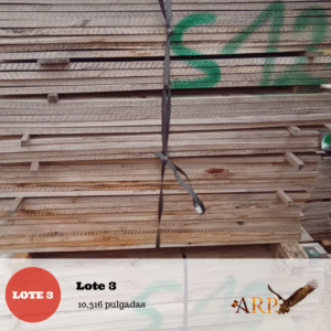 Lote 3: 10,316 pulgadas